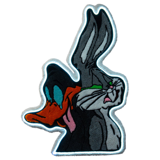 NEON Bugs Bunny rug